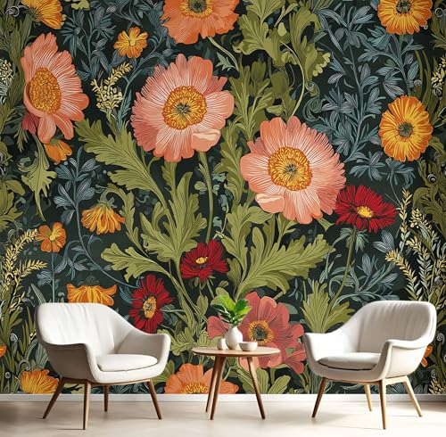 Rosa Grün Weinrebenblüten Fototapete,Wandbild Gartenpflanzen 3D Effekt Aus Seide Tapeten Wandbilder Für Wohnzimmer Schlafzimmer Kinderzimmer Dekoration Wanddeko,450X300Cm Rosa Grün Weinrebenblüten Fototapete,Wandbild Gartenpflanzen 3D Effekt Aus Seide Tapeten Wandbilder Für Wohnzimmer Schlafzimmer Kinderzimmer Dekoration Wanddeko,450X300Cm von GSAEIMCT