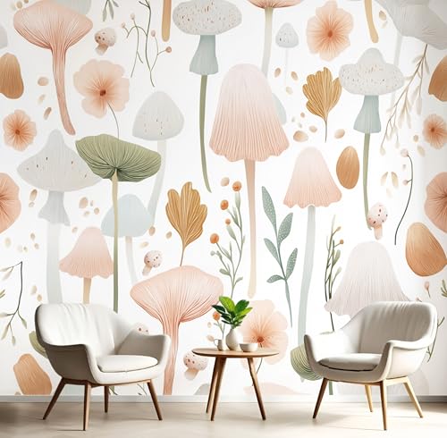 Rot Grün Pilzpflanzen Fototapete,Wandbild Aquarellpflanzen 3D Effekt Aus Seide Tapeten Wandbilder Für Wohnzimmer Schlafzimmer Kinderzimmer Dekoration Wanddeko,200X140Cm Rot Grün Pilzpflanzen Fototapete,Wandbild Aquarellpflanzen 3D Effekt Aus Seide Tapeten Wandbilder Für Wohnzimmer Schlafzimmer Kinderzimmer Dekoration Wanddeko,200X140Cm von GSAEIMCT