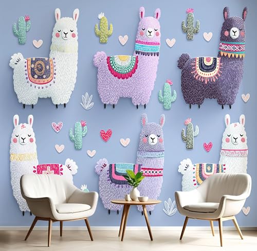 Seide Fototapete Blau-Lila Blumen-Alpaka 200X140Cm Foto Tapete Schlafzimmer Wohnzimmer Xxl Wandtapete Cartoon-Tiere Tapeten 3D Effekt Wand Kinderzimmer Restaurant Dekoration Seide Fototapete Blau-Lila Blumen-Alpaka 200X140Cm Foto Tapete Schlafzimmer Wohnzimmer Xxl Wandtapete Cartoon-Tiere Tapeten 3D Effekt Wand Kinderzimmer Restaurant Dekoration von GSAEIMCT