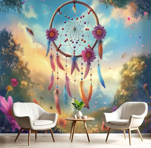 Seide Fototapete Farbe Blumen-Traumfänger 300X210Cm Foto Tapete Schlafzimmer Wohnzimmer Xxl Wandtapete Fantasielandschaft Tapeten 3D Effekt Wand Kinderzimmer Restaurant Dekoration Seide Fototapete Farbe Blumen-Traumfänger 300X210Cm Foto Tapete Schlafzimmer Wohnzimmer Xxl Wandtapete Fantasielandschaft Tapeten 3D Effekt Wand Kinderzimmer Restaurant Dekoration von GSAEIMCT