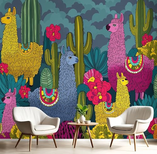 Seide Fototapete Farbe Kamelkaktus 450X300Cm Foto Tapete Schlafzimmer Wohnzimmer Xxl Wandtapete Cartoon-Tiere Tapeten 3D Effekt Wand Kinderzimmer Restaurant Dekoration Seide Fototapete Farbe Kamelkaktus 450X300Cm Foto Tapete Schlafzimmer Wohnzimmer Xxl Wandtapete Cartoon-Tiere Tapeten 3D Effekt Wand Kinderzimmer Restaurant Dekoration von GSAEIMCT