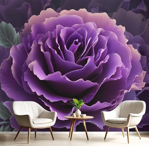 Seide Fototapete Lila Personalisierte Rose 450X300Cm Foto Tapete Schlafzimmer Wohnzimmer Xxl Wandtapete Aquarellpflanzen Tapeten 3D Effekt Wand Kinderzimmer Restaurant Dekoration Seide Fototapete Lila Personalisierte Rose 450X300Cm Foto Tapete Schlafzimmer Wohnzimmer Xxl Wandtapete Aquarellpflanzen Tapeten 3D Effekt Wand Kinderzimmer Restaurant Dekoration von GSAEIMCT
