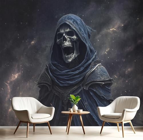 Seide Fototapete Schwarz Dunkler Schädel 450X300Cm Foto Tapete Schlafzimmer Wohnzimmer Xxl Wandtapete Fantasy-Figuren Tapeten 3D Effekt Wand Kinderzimmer Restaurant Dekoration Seide Fototapete Schwarz Dunkler Schädel 450X300Cm Foto Tapete Schlafzimmer Wohnzimmer Xxl Wandtapete Fantasy-Figuren Tapeten 3D Effekt Wand Kinderzimmer Restaurant Dekoration von GSAEIMCT