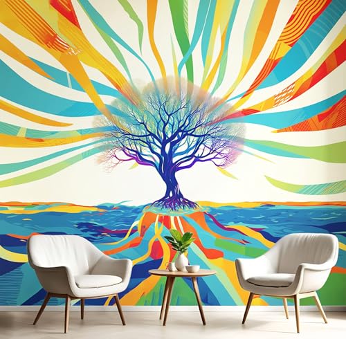 Tapete 3D Fototapete Farbe Linienbaum 200X140Cm Wandbild Fototapeten,Abstrakte Vision Tapeten Wandtapete Schlafzimmer Wohnzimmer Tv Hintergrund Wand Moderne Wanddeko Tapete 3D Fototapete Farbe Linienbaum 200X140Cm Wandbild Fototapeten,Abstrakte Vision Tapeten Wandtapete Schlafzimmer Wohnzimmer Tv Hintergrund Wand Moderne Wanddeko von GSAEIMCT