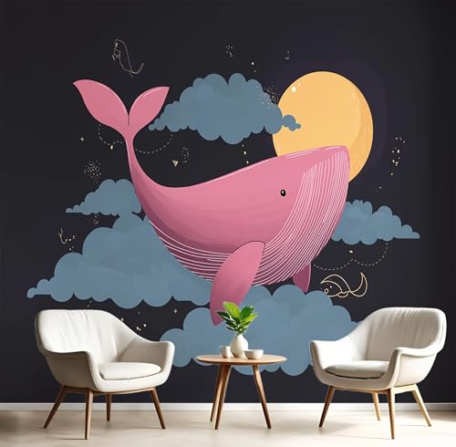 Tapete 3D Fototapete Puderblau Wolkenwal 450X300Cm Wandbild Fototapeten,Cartoon-Tiere Tapeten Wandtapete Schlafzimmer Wohnzimmer Tv Hintergrund Wand Moderne Wanddeko Tapete 3D Fototapete Puderblau Wolkenwal 450X300Cm Wandbild Fototapeten,Cartoon-Tiere Tapeten Wandtapete Schlafzimmer Wohnzimmer Tv Hintergrund Wand Moderne Wanddeko von GSAEIMCT