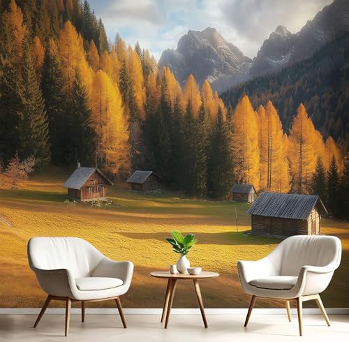 Tapete Effekt 3D Fototapete Goldgelb Herbstberge 450X300Cm Seidetapete Panorama Wandbild,Natürliche Landschaft Tapeten Wandtapete Schlafzimmer Wohnzimmer Tv Hintergrund Wanddekoration Tapete Effekt 3D Fototapete Goldgelb Herbstberge 450X300Cm Seidetapete Panorama Wandbild,Natürliche Landschaft Tapeten Wandtapete Schlafzimmer Wohnzimmer Tv Hintergrund Wanddekoration von GSAEIMCT