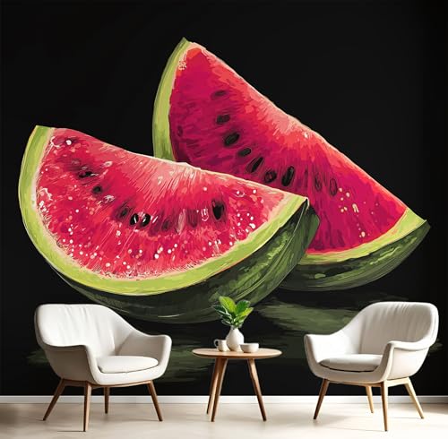 Tapete Effekt 3D Fototapete Rot Grün Abbildung Wassermelone 150X105Cm Seidetapete Panorama Wandbild,Aquarellfrüchte Tapeten Wandtapete Schlafzimmer Wohnzimmer Tv Hintergrund Wanddekoration Tapete Effekt 3D Fototapete Rot Grün Abbildung Wassermelone 150X105Cm Seidetapete Panorama Wandbild,Aquarellfrüchte Tapeten Wandtapete Schlafzimmer Wohnzimmer Tv Hintergrund Wanddekoration von GSAEIMCT