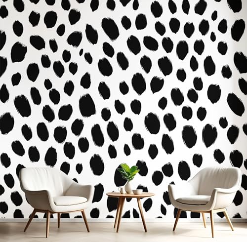 Tapete Effekt 3D Fototapete Schwarz Weiß Einfacher Leopardendruck 450X300Cm Seidetapete Panorama Wandbild,Abstrakte Kunst Tapeten Wandtapete Schlafzimmer Wohnzimmer Tv Hintergrund Wanddekoration Tapete Effekt 3D Fototapete Schwarz Weiß Einfacher Leopardendruck 450X300Cm Seidetapete Panorama Wandbild,Abstrakte Kunst Tapeten Wandtapete Schlafzimmer Wohnzimmer Tv Hintergrund Wanddekoration von GSAEIMCT