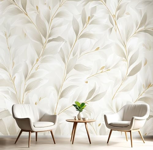 Wandbild 3D Graubeige Weidenblätter Große Wandbilder Wände,Natürliche Pflanzen Für Wohnzimmer Schlafzimmer Wandkunst Büro Flur Dekoration Tapete Wandmalereien Dekoration,250X170Cm Wandbild 3D Graubeige Weidenblätter Große Wandbilder Wände,Natürliche Pflanzen Für Wohnzimmer Schlafzimmer Wandkunst Büro Flur Dekoration Tapete Wandmalereien Dekoration,250X170Cm von GSAEIMCT