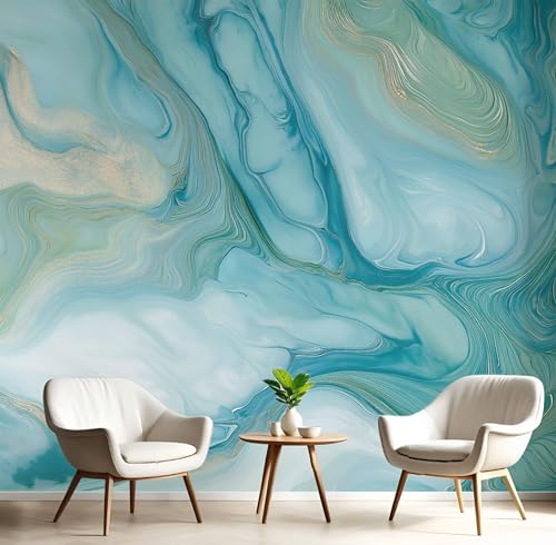 Wandtapete Blaugrün Fließende Linien 250X170Cm Kunsttapete Tapeten Wohnkultur Fototapete Marmorstruktur 3D Hd Seidenwandbild Büro Kinderzimmer Badezimmer Wohnzimmer Küche Wandtapete Blaugrün Fließende Linien 250X170Cm Kunsttapete Tapeten Wohnkultur Fototapete Marmorstruktur 3D Hd Seidenwandbild Büro Kinderzimmer Badezimmer Wohnzimmer Küche von GSAEIMCT