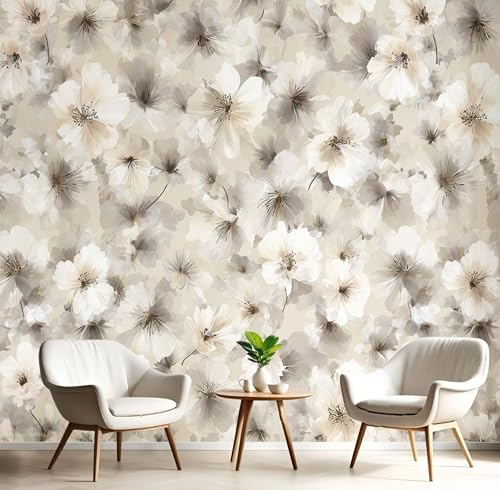 Wandtapete Cremefarben Frische Blumen 350X260Cm Kunsttapete Tapeten Wohnkultur Fototapete Aquarellpflanzen 3D Hd Seidenwandbild Büro Kinderzimmer Badezimmer Wohnzimmer Küche Wandtapete Cremefarben Frische Blumen 350X260Cm Kunsttapete Tapeten Wohnkultur Fototapete Aquarellpflanzen 3D Hd Seidenwandbild Büro Kinderzimmer Badezimmer Wohnzimmer Küche von GSAEIMCT