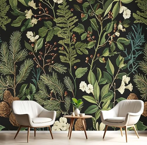 Wandtapete Dunkelgrün Beeren Grüne Blätter 250X170Cm Kunsttapete Tapeten Wohnkultur Fototapete Natürliche Pflanzen 3D Hd Seidenwandbild Büro Kinderzimmer Badezimmer Wohnzimmer Küche Wandtapete Dunkelgrün Beeren Grüne Blätter 250X170Cm Kunsttapete Tapeten Wohnkultur Fototapete Natürliche Pflanzen 3D Hd Seidenwandbild Büro Kinderzimmer Badezimmer Wohnzimmer Küche von GSAEIMCT