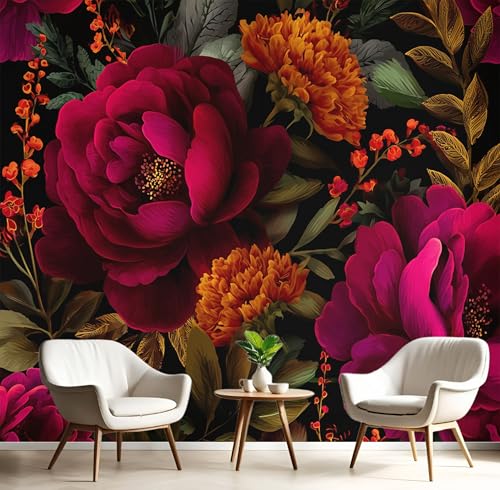 Wandtapete Rosa Rosenblätter 300X210Cm Kunsttapete Tapeten Wohnkultur Fototapete Retro-Pflanzen 3D Hd Seidenwandbild Büro Kinderzimmer Badezimmer Wohnzimmer Küche Wandtapete Rosa Rosenblätter 300X210Cm Kunsttapete Tapeten Wohnkultur Fototapete Retro-Pflanzen 3D Hd Seidenwandbild Büro Kinderzimmer Badezimmer Wohnzimmer Küche von GSAEIMCT