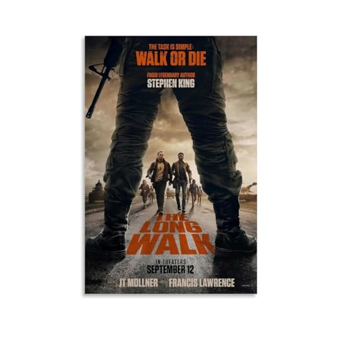 GSARUWEHRH The Long Walk Poster Wandkunst Leinwand Cover Vintage Ästhetisches Poster Dekoratives Gemälde für Wohnzimmer Schlafzimmer 60 x 90 cm Ungerahmt von GSARUWEHRH