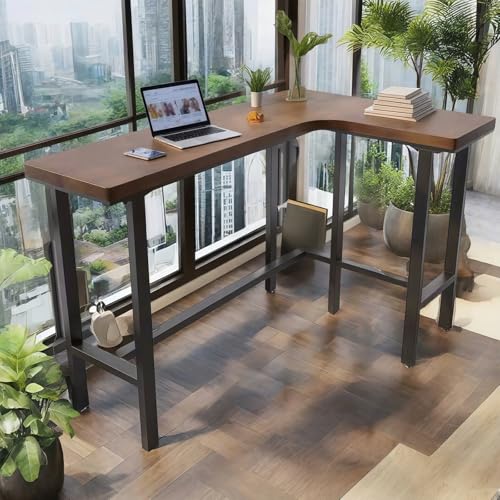 GSATREY Stehtisch, Bartisch, Frühstücksbar, mit Stabilem Metallfuß, Holzwerkstoff, Quadratisch, Wetterfest, ideal für Küche, Café, Esszimmer und Restaurant GSATREY Stehtisch, Bartisch, Frühstücksbar, mit Stabilem Metallfuß, Holzwerkstoff, Quadratisch, Wetterfest, ideal für Küche, Café, Esszimmer und Restaurant von GSATREY