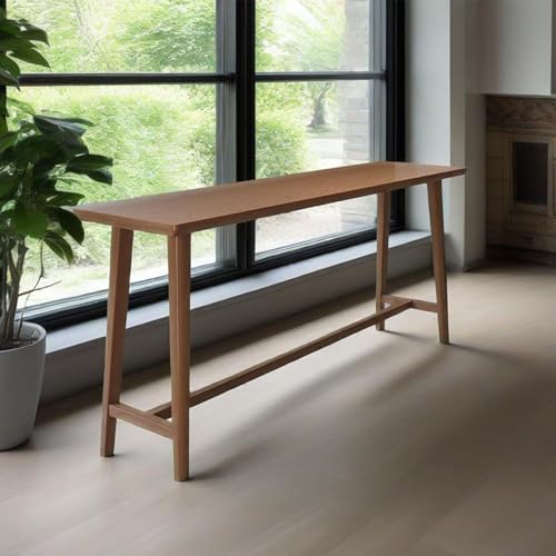 GSATREY Stehtisch, Rechteckiger Stehtisch, Frühstücksbar, Bartisch, BarMöbel, Wetterfest, Einfache Montage, für Café, Wohnzimmer, Küche oder Esszimmer(120 * 40cm/47.2 * 15.7in) von GSATREY