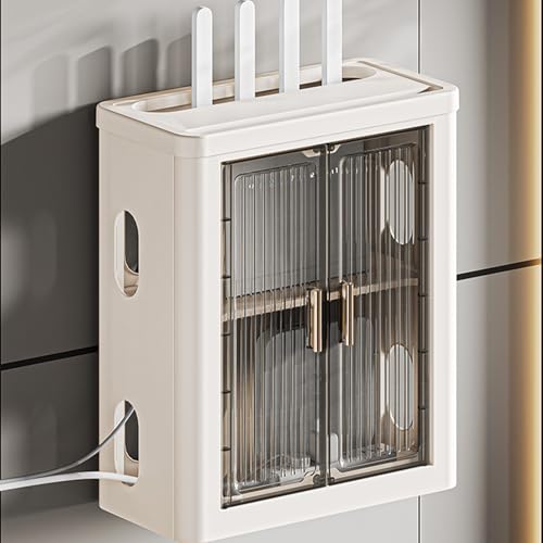 GSATREY WiFi-Rack, Router Aufbewahrungsbox, Wand WLAN Router Regal Wandmontage Kabel Organizer Box, Kabelmanagement, für Wohnzimmer Schlafzimmer Wohnung GSATREY WiFi-Rack, Router Aufbewahrungsbox, Wand WLAN Router Regal Wandmontage Kabel Organizer Box, Kabelmanagement, für Wohnzimmer Schlafzimmer Wohnung von GSATREY