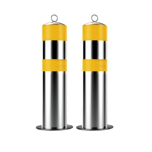 Sicherheitspoller, Barriere Reflektierende Säule, Isolations-Antikollisionssäule, Hotels Parkplätzen Rasenflächen Supermärkten Wartungsbereichen Lagerhallen(2pcs) von GSATREY