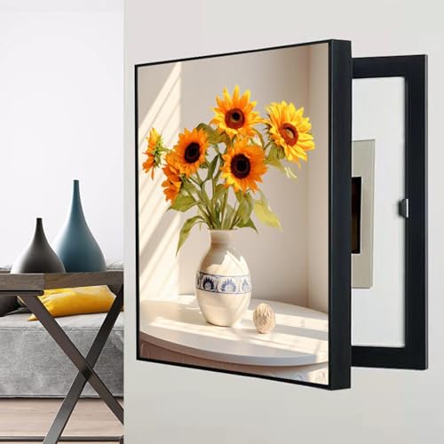 StromzäHler Box Dekoration, Generisch Sicherungskasten Abdeckung, Wandbild Zähler-Abdeckung, ideale Heimdekoration, für Büro Esszimmer Heimdekoration(40 * 50cm/15.7 * 19.7in) von GSATREY