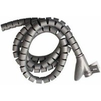 1,8 m matte graue Spiralkabelführung GSC 0300146 von GSC