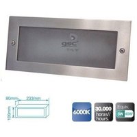 GSC - 5W led Aluminium Wandleuchte zur Einbettung von 0703405 von GSC