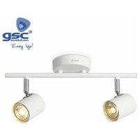 GSC - Deckenstrahler 2 lineare Elemente GU10 Weiß 001905357 von GSC