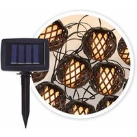 Dekorative Solar-LED-Lichterkette Tenali 2M 2600-2700K IP44 von GSC