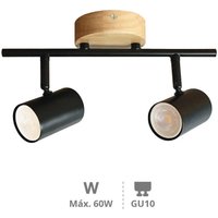 Doppelter linearer Deckenstrahler Rintela Serie GU10 Schwarz Doppelter linearer Deckenstrahler Rintela Serie GU10 Schwarz von GSC