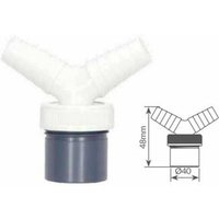 GSC 404035016 PVC-Anschluss mit zwei Steckdosen von GSC