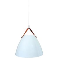 GSC - Hänge-Deckenleuchte der Serie 'Dianza' E27 (40W maximal 230V) IP20 Ø27cm weiß und lederfarben von GSC