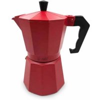 Kalossi Kaffeemaschine 3 Tassen Rot GSC 400010009 von GSC