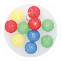 GSC - LED-Girlande aus mehrfarbigen Wattebällchen 2,85 m. Warmes Licht GSC - LED-Girlande aus mehrfarbigen Wattebällchen 2,85 m. Warmes Licht von GSC