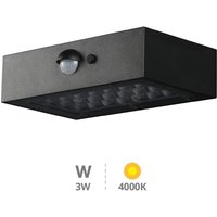 GSC - LED-Solar-Wandleuchte Piana mit Bewegungs- und Dämmerungssensor, 3W, 4000K GSC - LED-Solar-Wandleuchte Piana mit Bewegungs- und Dämmerungssensor, 3W, 4000K von GSC