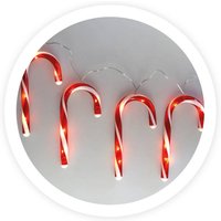 GSC - LED-Zuckerstangen, 1,5 m, warmes Licht von GSC