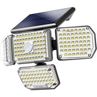 GSC - Lanteri led Solar Wandleuchte mit Bewegungs- und Dämmerungssensor, 4W, 6500K von GSC