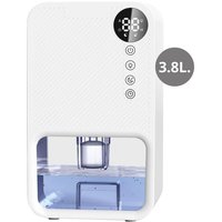 GSC - Luftentfeuchter 'Boure' mit 1,5m Kabel und Abdeckung von bis zu 32 m² IP20 238x372x135mm weiße Farbe (3800 ml) von GSC