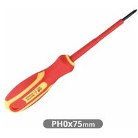 Isolierter Philips PH0x75mm-Schraubendreher von GSC