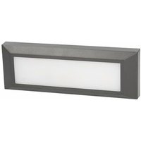 LED Wandleuchte Kuito Serie 4W 3000 - 4000 - 6000K IP65 Anthrazitgrau von GSC