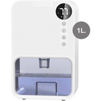 Luftentfeuchter 'Boure' mit 1,5m Kabel und Abdeckung von bis zu 13–20 m² IP20 152x255x115mm weiße Farbe (1000 ml) von GSC