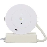 Maude LED-Notfall-Downlight mit Selbsttest 3W 6000K von EDM