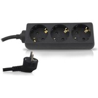 GSC - Mehrere Basis 3 Stecker 1,5 m schwarzes Kabel 0000024 von GSC