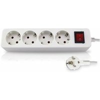 GSC - Mehrere Basis 4 Steckdosen mit Schalter 1,5 m Kabel 0800213 von GSC