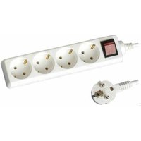 GSC - Mehrere Basis 4 Steckdosen mit Schalter 3 Meter Kabel 0000019 von GSC