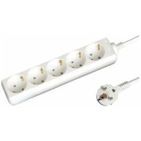 Mehrere Basis 5 Stecker 1,5 m Kabel 3x1 mm weiß GSC 0000004 Mehrere Basis 5 Stecker 1,5 m Kabel 3x1 mm weiß GSC 0000004 von GSC