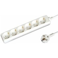 Mehrere Basis 6 Stecker 1,5 m weißes Kabel GSC 0000014 von GSC