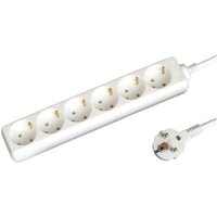 Mehrere Basis 6 Stecker 3 m weißes Kabel GSC 0000022 von GSC