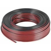 Rolle des Parallelkabels AUDIO rot und schwarz 2x1mm 100 Meter GSC 3902905 von GSC