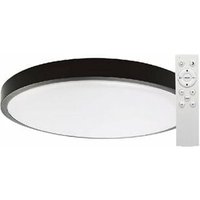 Runde LED-Deckenleuchte Andra 30W 3000K bis 6500K dimmbar Schwarz von GSC