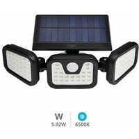 Siltala verstellbare Solar-LED-Wandleuchte 1,4 w 6500 k Negro von GSC