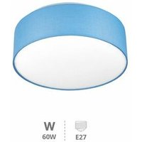 Stoff-Deckenleuchte Gemena 2xE27 Blau von GSC
